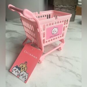Miniso Chiikawa Pink Mini Shopping Cart Toy NWT